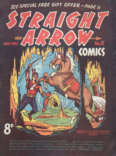 Straight Arrow Comics (Red Circle, 1950 series) #6