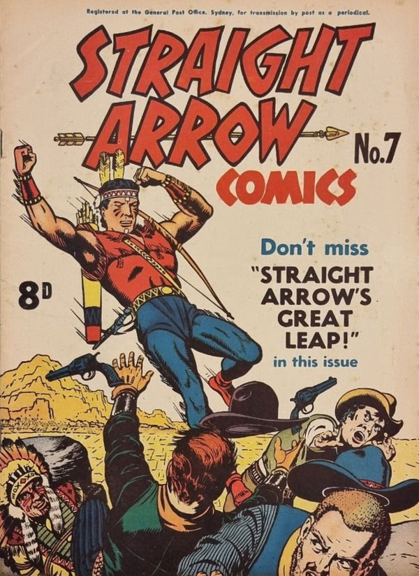 Straight Arrow Comics (Red Circle, 1950 series) #7 (June 1951)