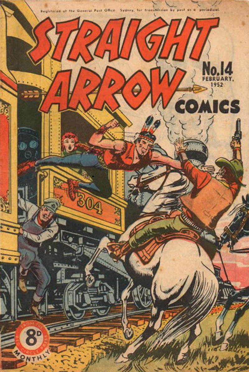 Straight Arrow Comics (Red Circle, 1950 series) #14 (February 1952)