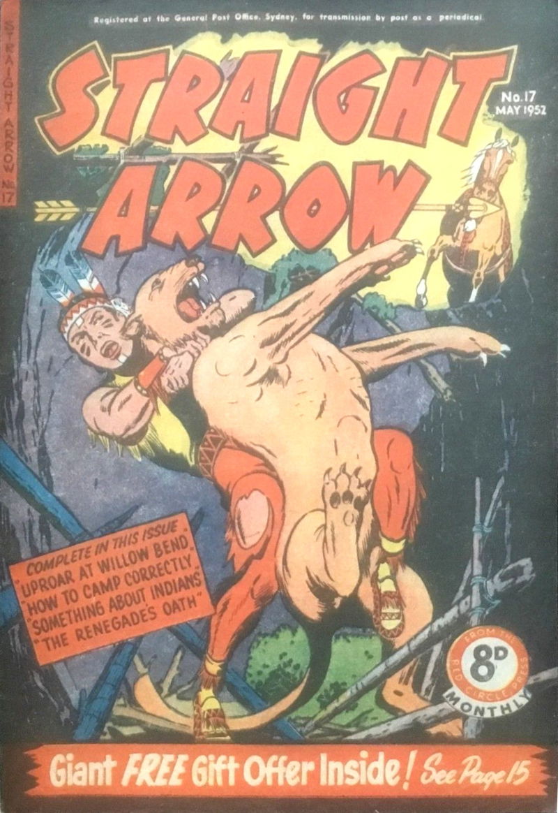 Straight Arrow Comics (Red Circle, 1950 series) #17 (May 1952)