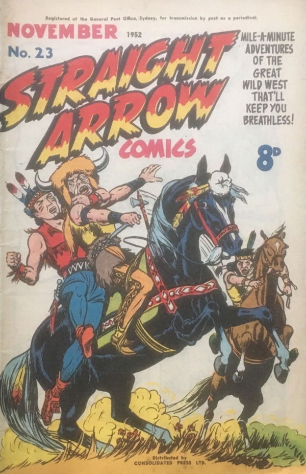 Straight Arrow Comics (Red Circle, 1950 series) #23 (November 1952)