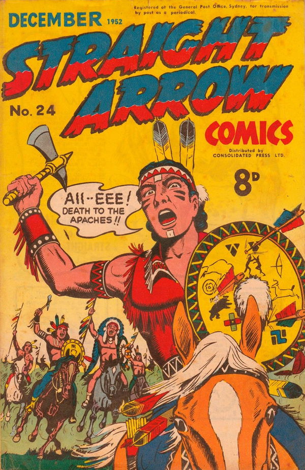 Straight Arrow Comics (Red Circle, 1950 series) #24 (December 1952)