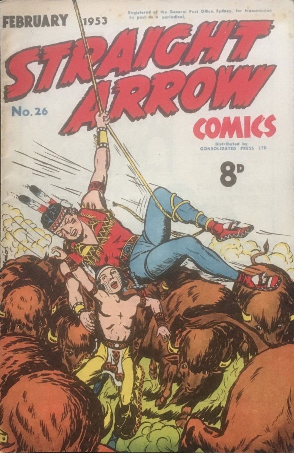 Straight Arrow Comics (Red Circle, 1950 series) #26 (February 1953)
