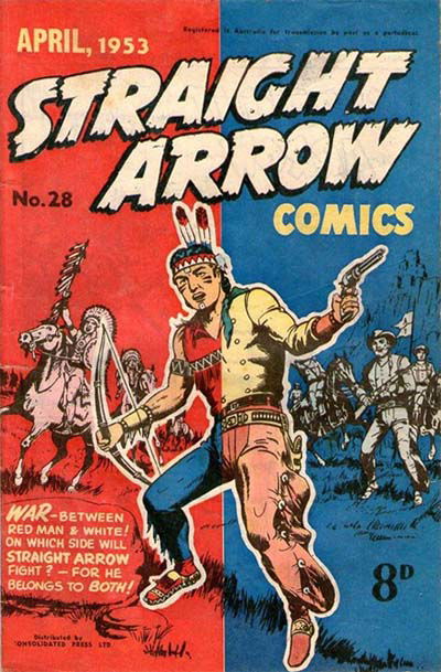 Straight Arrow Comics (Red Circle, 1950 series) #28 (April 1953)