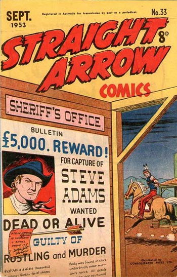 Straight Arrow Comics (Red Circle, 1950 series) #33 (September 1953)