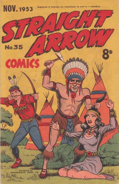 Straight Arrow Comics (Red Circle, 1950 series) #35 (November 1953)