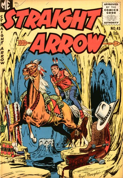Straight Arrow (Magazine Enterprises, 1950 series) #45 (May 1955)