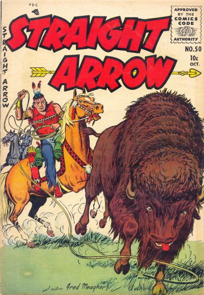 Straight Arrow (Magazine Enterprises, 1950 series) #50 October 1955