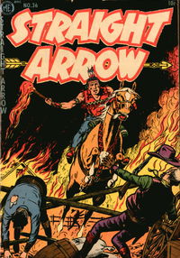 Straight Arrow (Magazine Enterprises, 1950 series) #36 May-June 1954