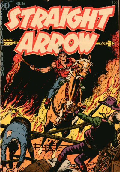 Straight Arrow (Magazine Enterprises, 1950 series) #36 (May-June 1954)