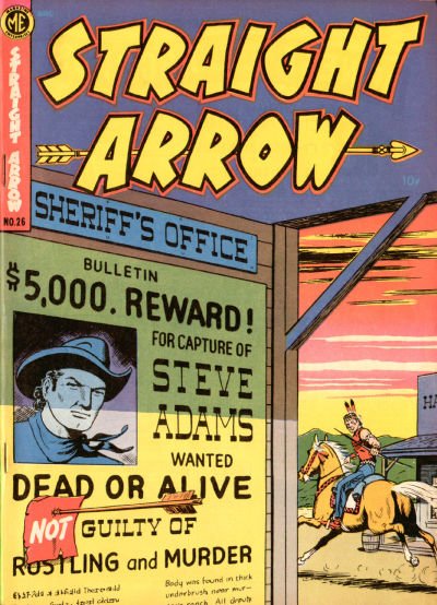 Straight Arrow (Magazine Enterprises, 1950 series) #26 (September-October 1952)