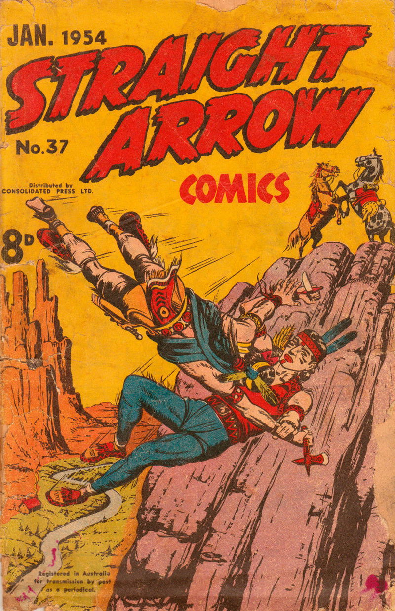 Straight Arrow Comics (Red Circle, 1950 series) #37 (January 1954)