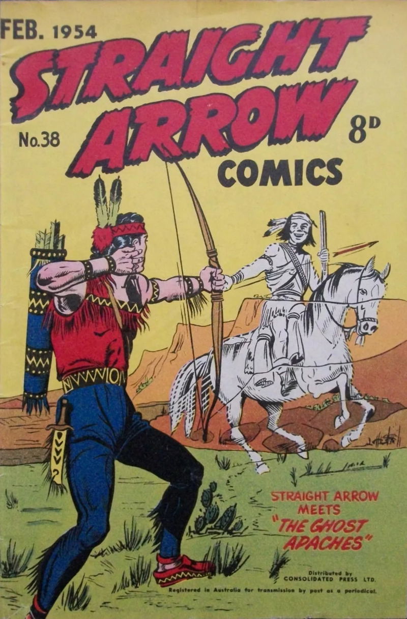 Straight Arrow Comics (Red Circle, 1950 series) #38 (February 1954)