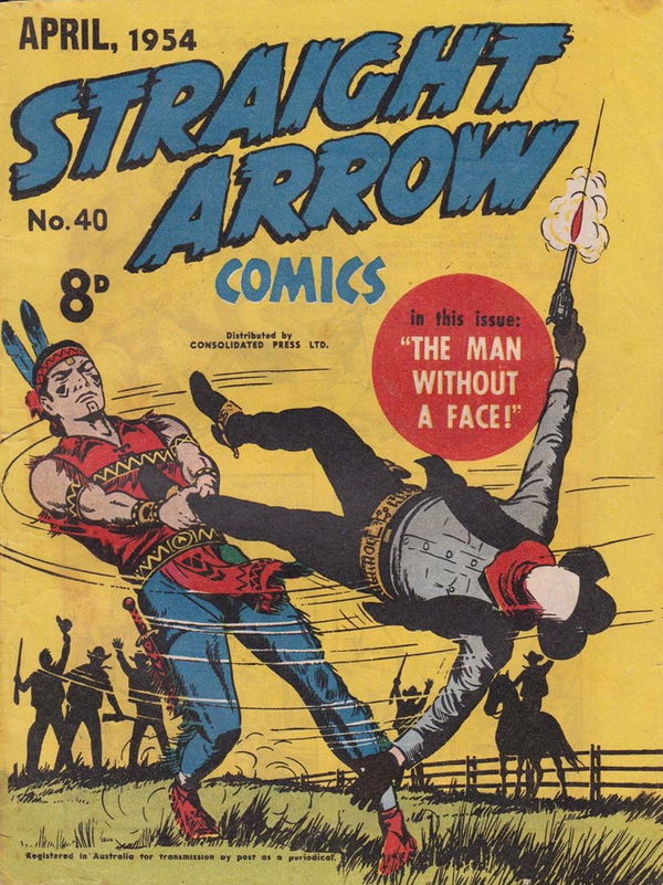 Straight Arrow Comics (Red Circle, 1950 series) #40 April 1954