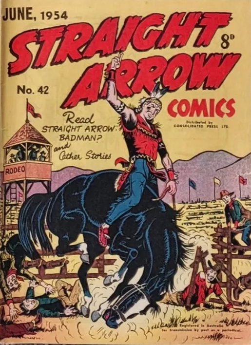 Straight Arrow Comics (Red Circle, 1950 series) #42 (June 1954)