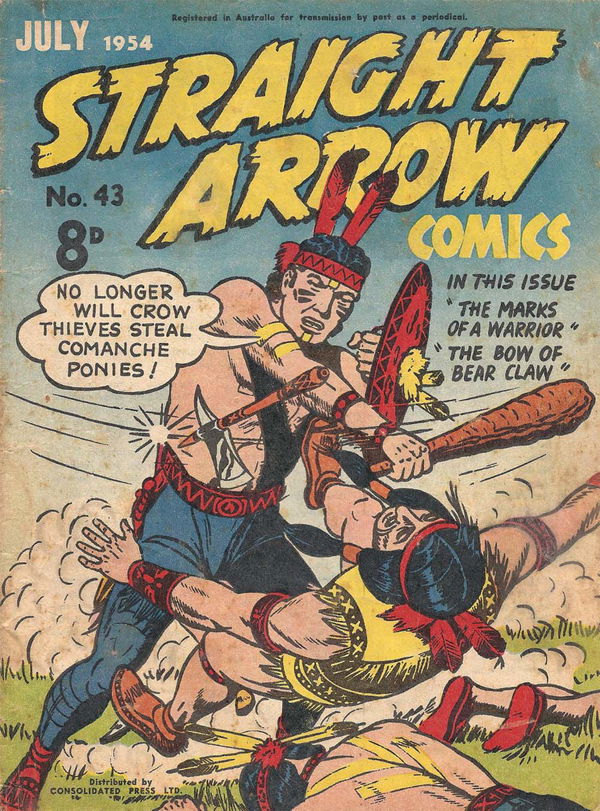 Straight Arrow Comics (Red Circle, 1950 series) #43 (July 1954)