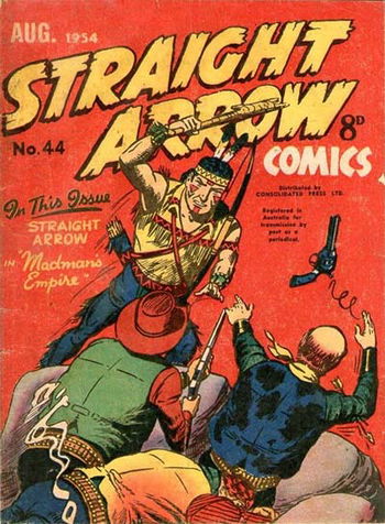 Straight Arrow Comics (Red Circle, 1950 series) #44 (August 1954)