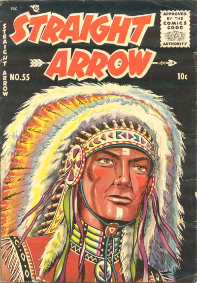 Straight Arrow (Magazine Enterprises, 1950 series) #55 (March 1956)
