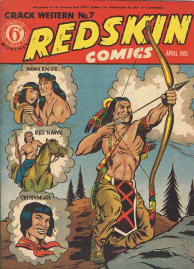 Crack Western (Red Circle, 1950 series) # 7 April 1951