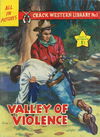 Crack Western Library (Approved, 1957? series) #1 — Valley of Violence ([1957?])