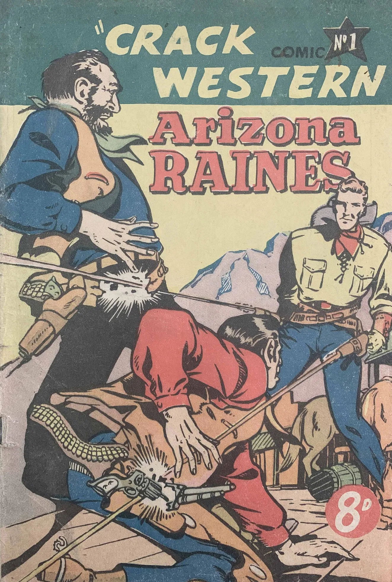 Crack Western Comic (Pyramid, 1952 series) #1 — Arizona Raines ([1952?])