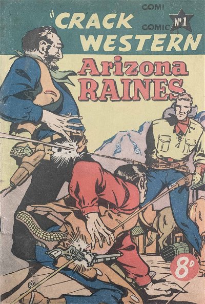 Crack Western Comic (Pyramid, 1952 series) #1 ([1952?]) —Arizona Raines