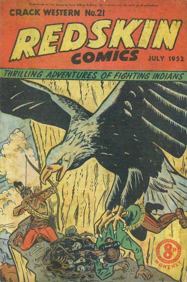 Crack Western (Red Circle, 1950 series) #21 (July 1952) —Redskin Comics