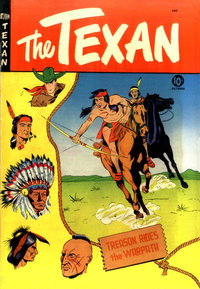 The Texan (St. John, 1948 series)  #10 (October 1950) — Treason Rides the Warpath