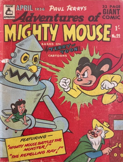 Adventures of Mighty Mouse  #22 (April 1956)