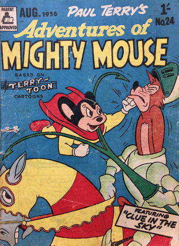 Adventures of Mighty Mouse (Rosnock, 1952 series) #24 (August 1956)