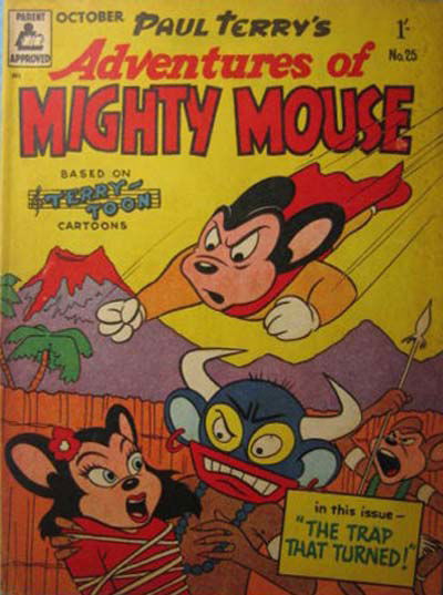 Adventures of Mighty Mouse (Rosnock, 1952 series) #25 October 1956