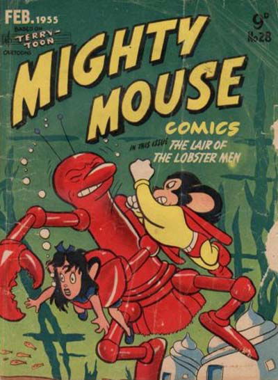 Mighty Mouse (Rosnock, 1953 series) #28 February 1955