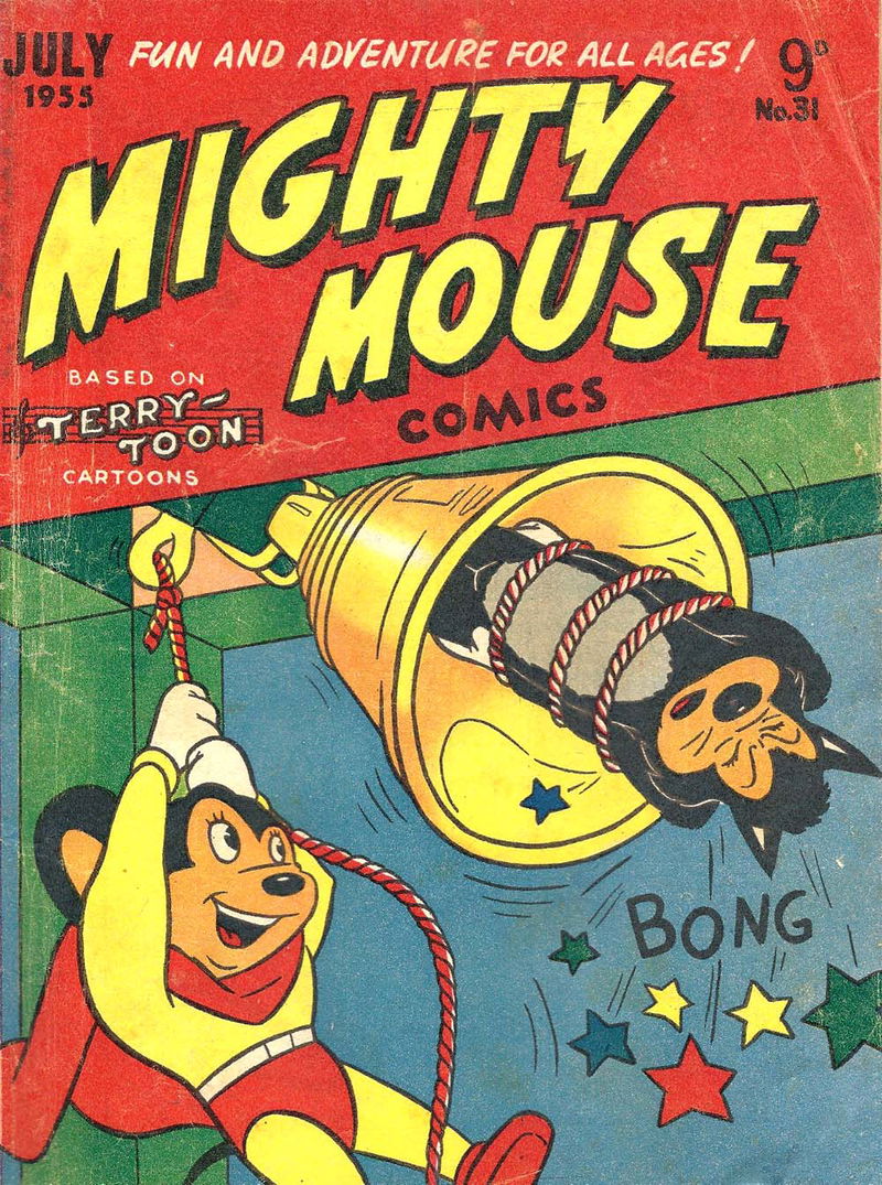Mighty Mouse (Rosnock, 1953 series) #31 (July 1955)