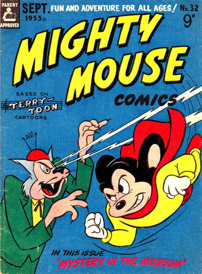 Mighty Mouse (Rosnock, 1953 series) #32 September 1955