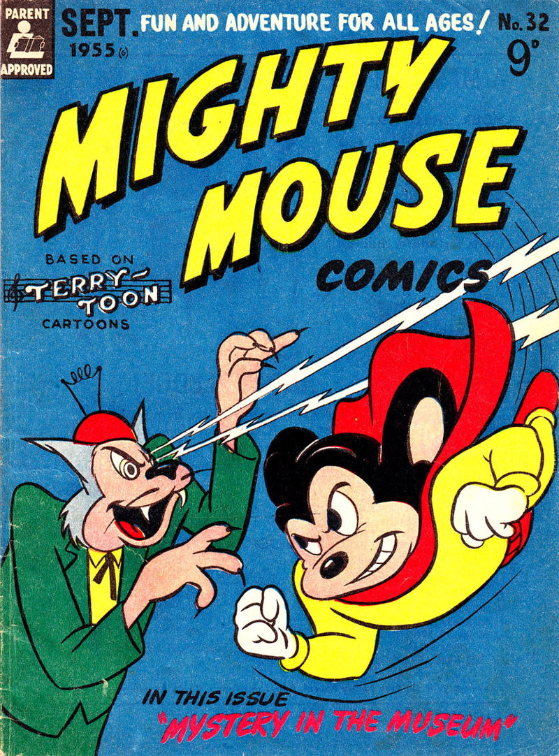 Mighty Mouse (Rosnock, 1953 series) #32 (September 1955)