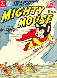 Mighty Mouse (Rosnock, 1953 series)  #34 (January 1956)