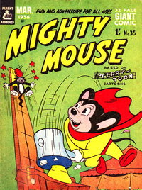 Mighty Mouse (Rosnock, 1953 series)  #35 (March 1956)