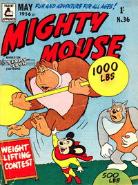 Mighty Mouse (Rosnock, 1953 series) #36 — Mighty Mouse Comics May 1956