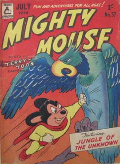 Mighty Mouse (Rosnock, 1953 series) #37 (July 1956)
