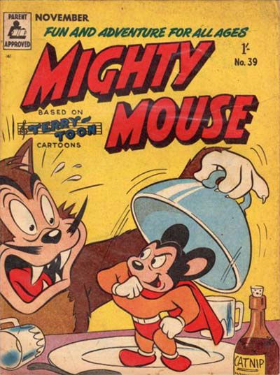 Mighty Mouse (Rosnock, 1953 series) #39 (November 1956)