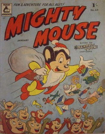 Mighty Mouse (Rosnock, 1953 series) #40 (January 1957)