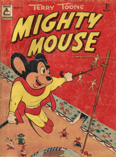 Mighty Mouse (Rosnock, 1953 series) #41 March 1957