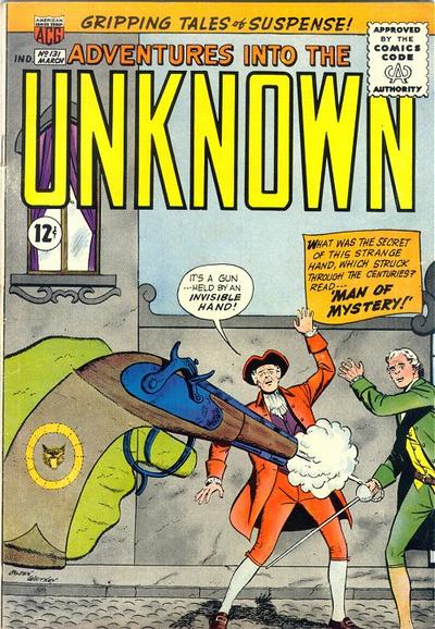 Adventures into the Unknown (ACG, 1948 series) #131 (March 1962)