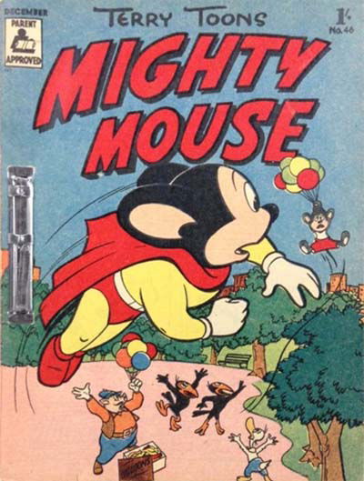 Mighty Mouse (Rosnock, 1953 series) #46 — Terry Toons Mighty Mouse (December 1957)