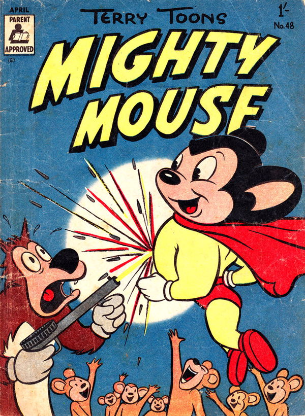 Mighty Mouse (Rosnock, 1953 series) #48 (April 1958)