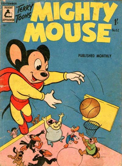 Mighty Mouse (Rosnock, 1953 series) #52 (September 1958)