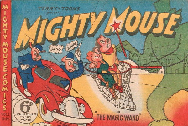 Terry-Toons Presents Mighty Mouse Comics (Rosnock, 1950? series) v1#19 ([1950?]) —Terry-Toons Presents Mighty Mouse