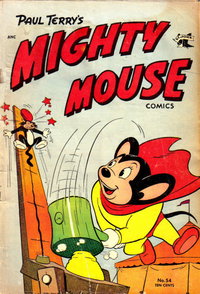 Paul Terry's Mighty Mouse Comics  #54 (June 1954)
