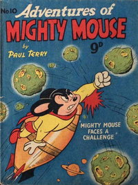 Adventures of Mighty Mouse (Rosnock, 1952 series)  #10 ([May 1954?]) — Mighty Mouse Faces a Challenge