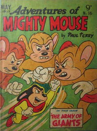 Adventures of Mighty Mouse (Rosnock, 1952 series) #16 May 1955